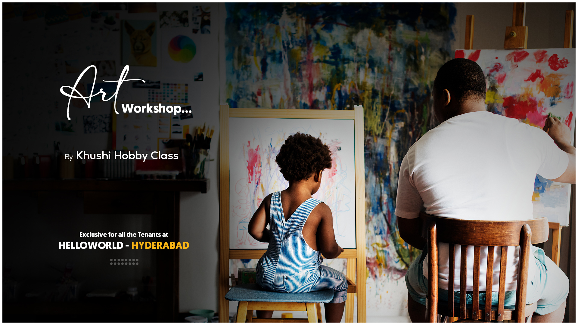 HelloWorld event Art workshop