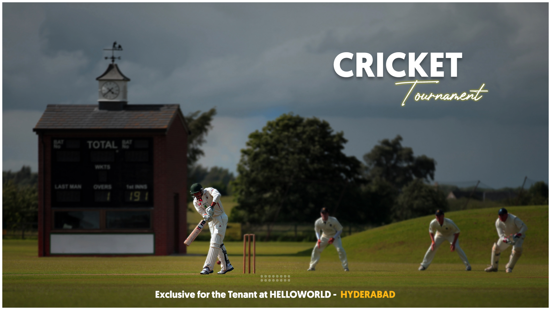 HelloWorld event Cricket Tournament 