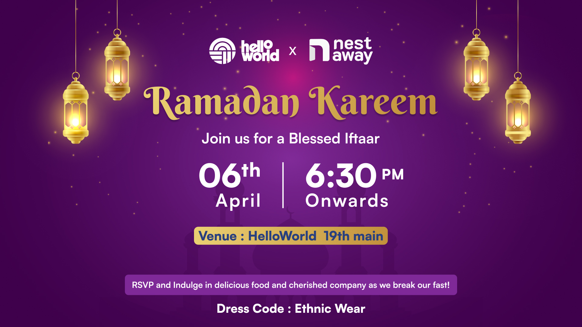 HelloWorld event Iftaar Party