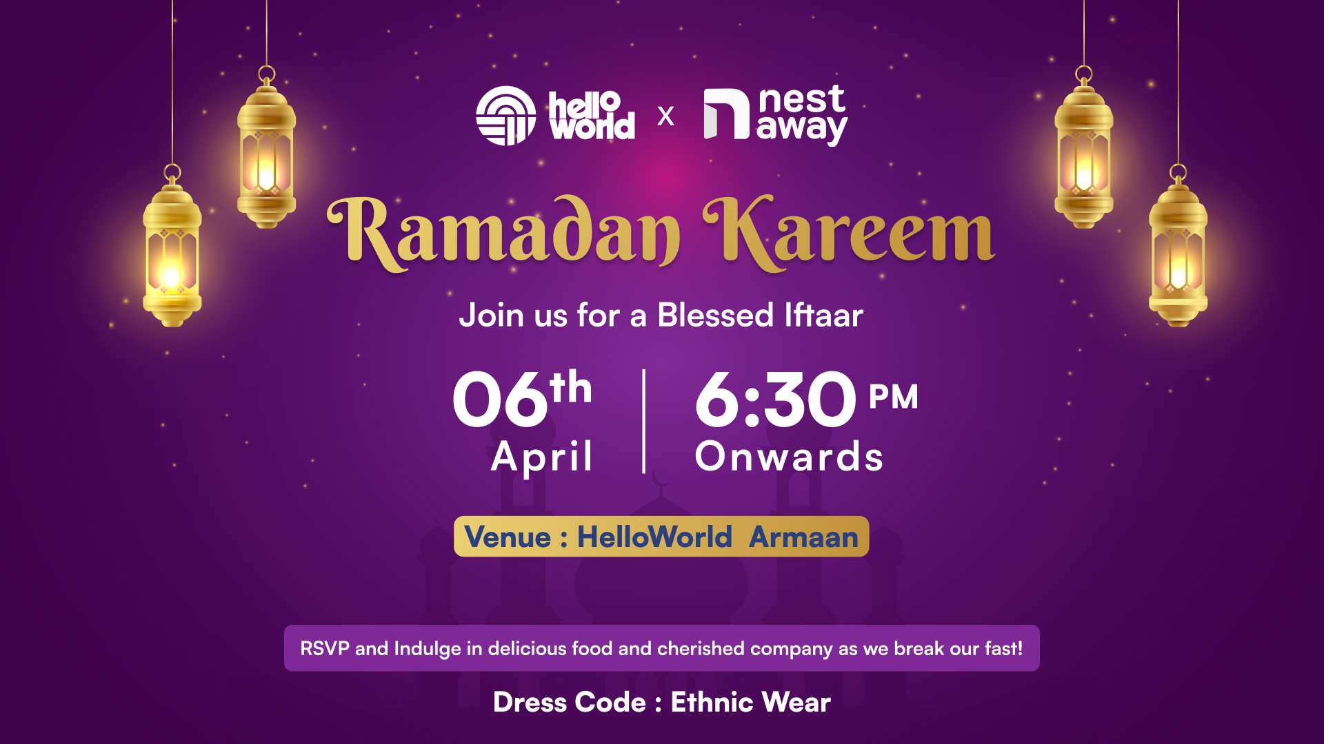 HelloWorld event Iftaar Party